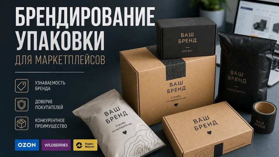 Брендирование упаковки для маркетплейсов: особенности и требования