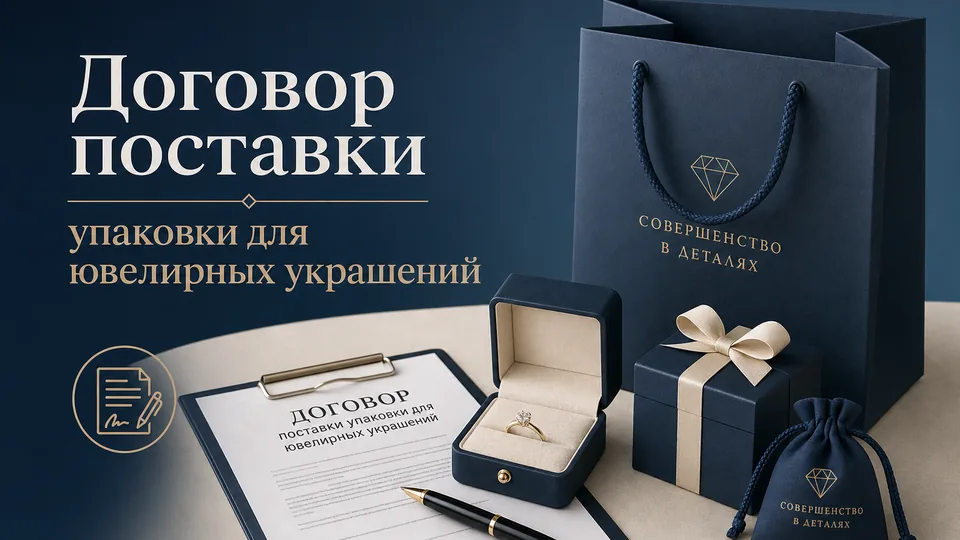 Договор поставки упаковки для ювелирных украшений: чек-лист для оптового заказа