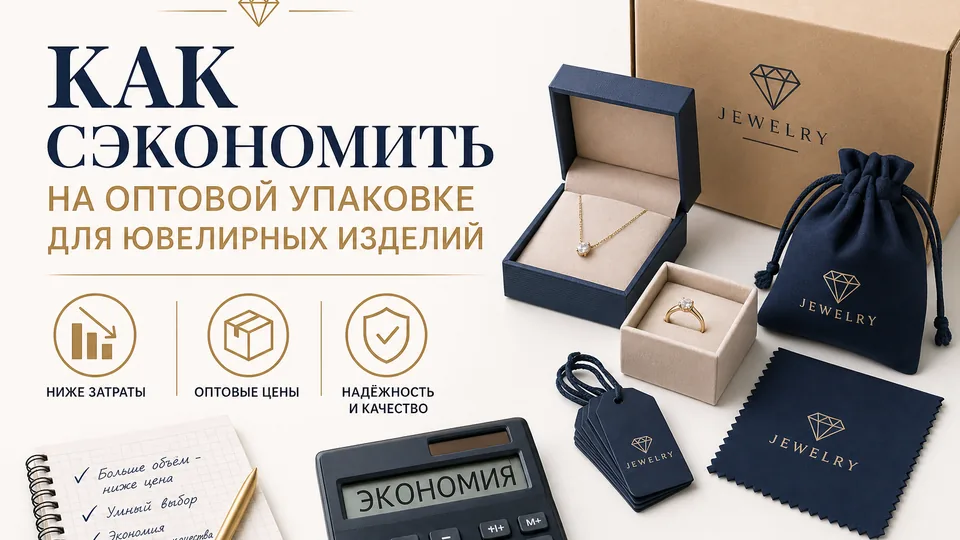 Как сэкономить на оптовой упаковке для ювелирных изделий