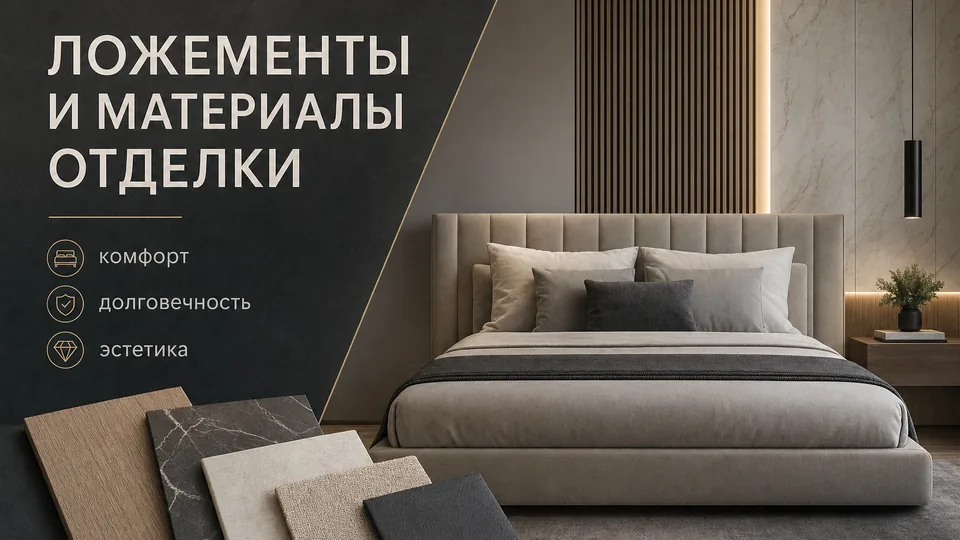 Ложементы и материалы отделки: бархат, велюр, микрофибра, поролон — что выбрать