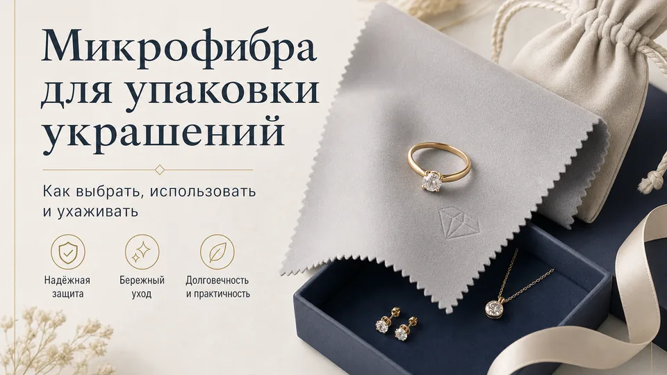 Микрофибра для упаковки украшений: свойства, уход и применение