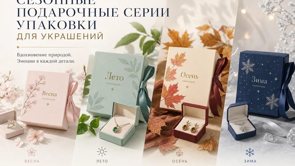 Сезонные подарочные серии упаковки для украшений: чек-лист запуска