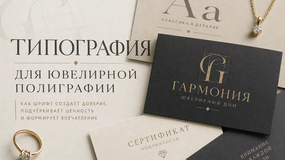 Типография для ювелирной полиграфии: что учесть при заказе