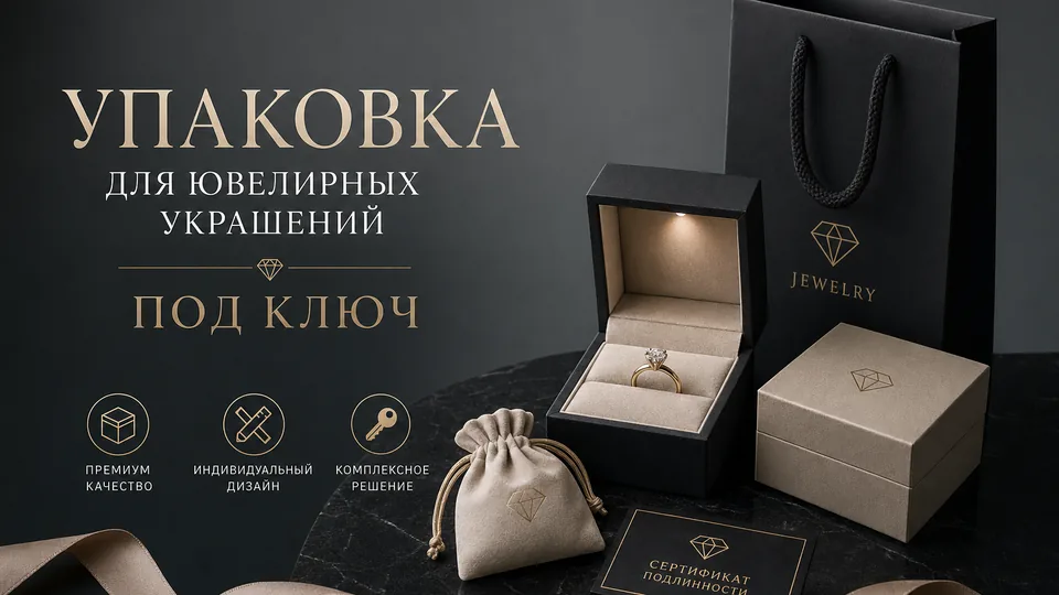 Упаковка для ювелирных украшений под ключ: чек-лист от идеи до оптовой партии