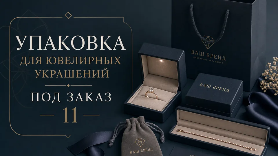 Упаковка для ювелирных украшений под заказ: чек-лист по брендированию и ложементам