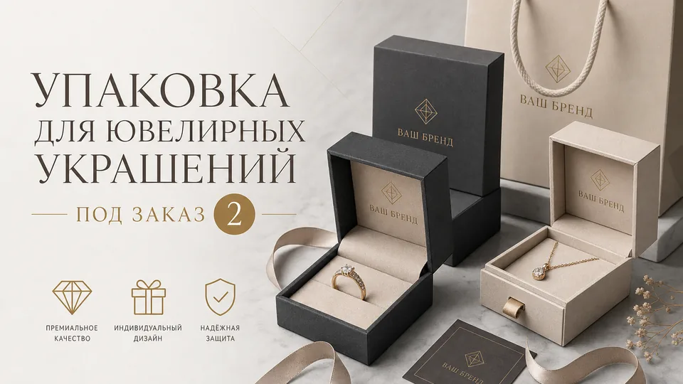 Упаковка для ювелирных украшений под заказ: чеклист по коробкам, футлярам и брендированию