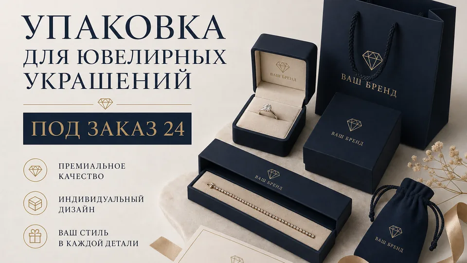 Упаковка для ювелирных украшений под заказ: сроки производства, тиражи и логистика — чеклист для оптового заказа