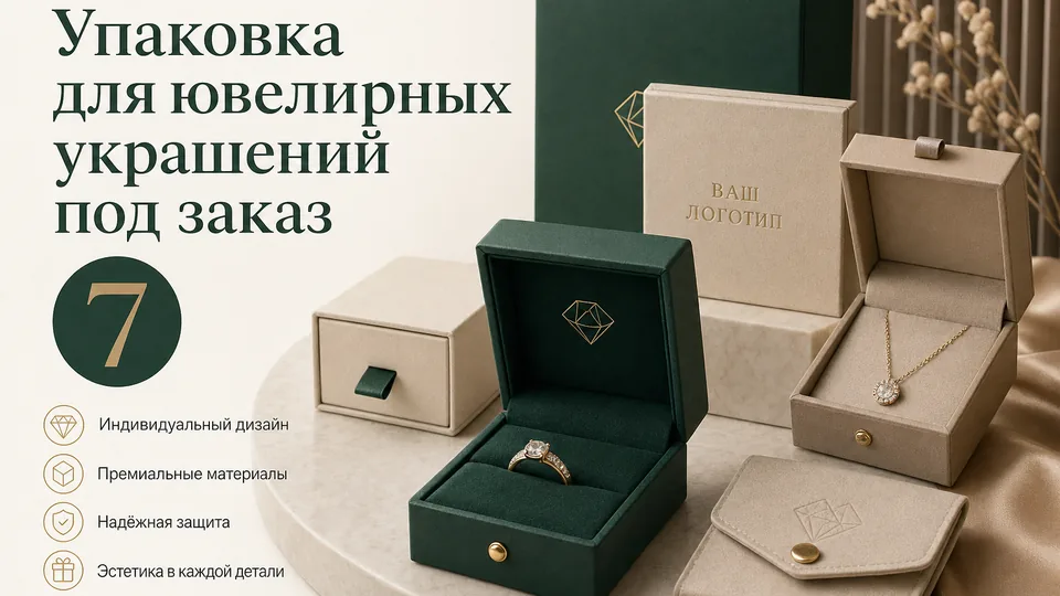 Упаковка для ювелирных украшений под заказ: коробки, футляры и ложементы с брендированием — чеклист для оптового заказа