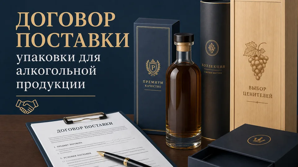 Договор поставки упаковки для алкогольной продукции