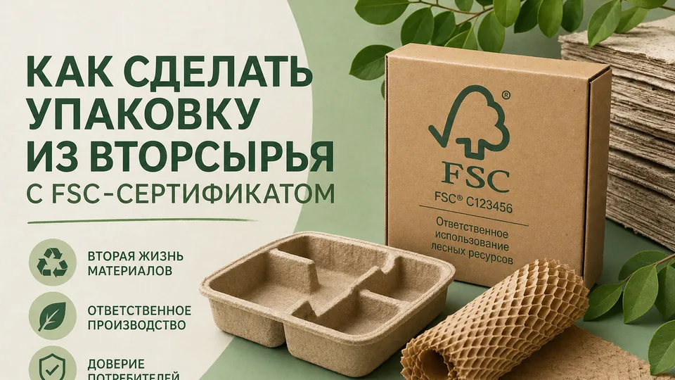 Как сделать упаковку из вторсырья с FSC-сертификатом