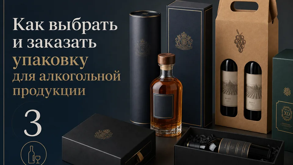 Как выбрать и заказать упаковку для алкогольной продукции: чек-лист для B2B-клиента