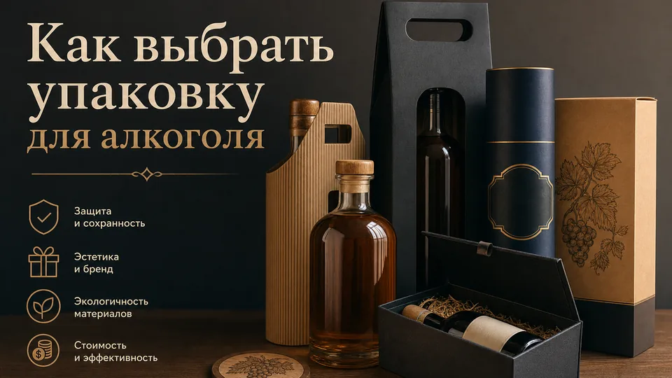 Как выбрать упаковку для алкоголя: чек-лист для оптового заказа