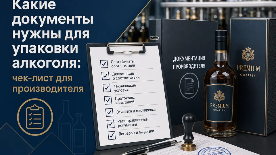Какие документы нужны для упаковки алкоголя: чек-лист для производителя
