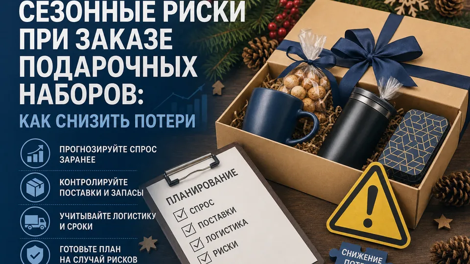 Сезонные риски при заказе подарочных наборов: как снизить потери