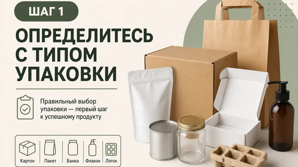 Шаг 1. Определитесь с типом упаковки: не всё картон, что блестит