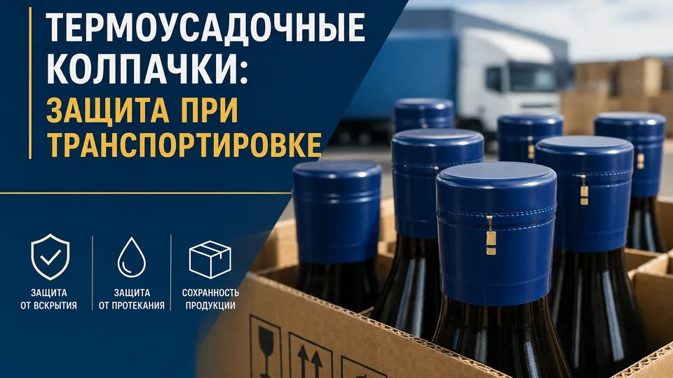 Термоусадочные колпачки: защита при транспортировке