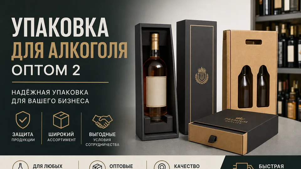 Упаковка для алкоголя оптом: чек-лист для тех, кто не хочет попасть на штраф и брак