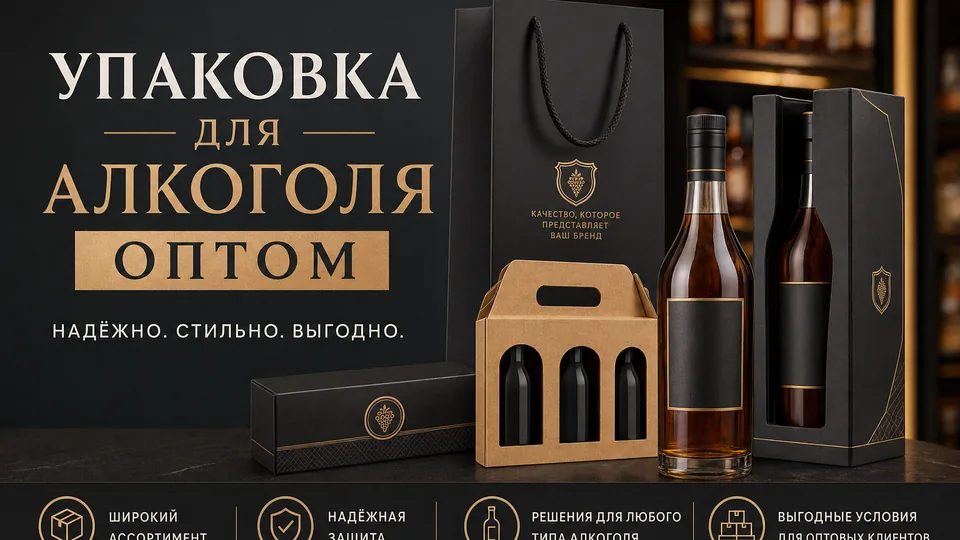 Упаковка для алкоголя оптом: чек-лист, который не даст вам прогореть